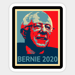 Bernie 2020 T-Shirt - Retro Poster Sticker